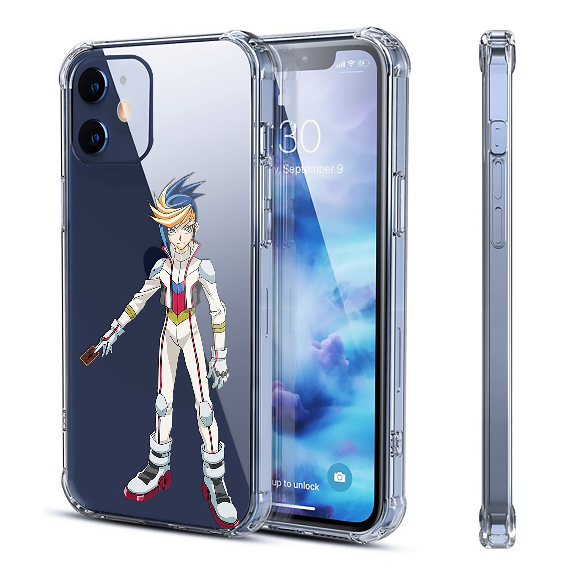 （画像用） 遊☆戯☆王 Yu-Gi-Oh! 【iPhone 12シリーズ対応】透明スマホケース（クリアソフトケース）